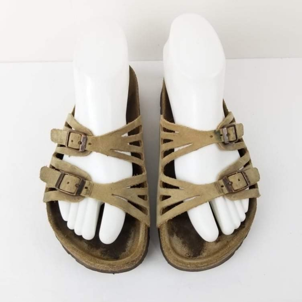 BIRKENSTOCK Women's Granada Tan Leather Sandals - Picture 3 of 10